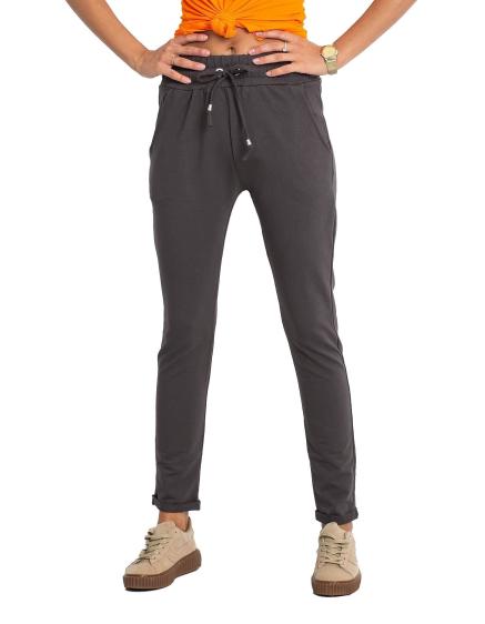 Tmavě khaki kalhoty Cadence