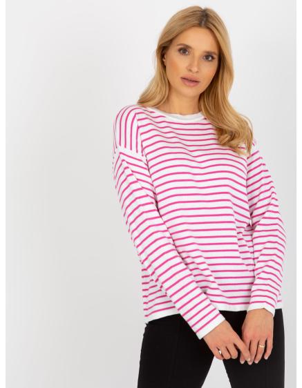 Világos lila, klasszikus szabású, testhezálló pulóver