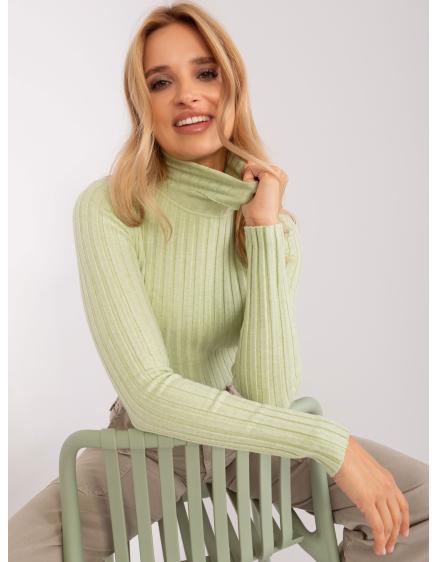 Fekete női pulóver copfokkal