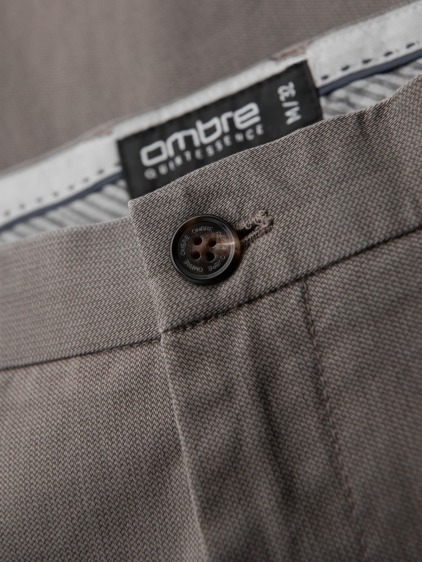 Férfi regular fit chino nadrág, szürke – fotografie produktu 8