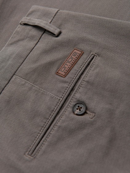 Férfi regular fit chino nadrág, szürke – fotografie produktu 9