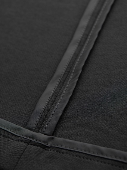 Pánské elegantní slim fit pletené sako s klopami, tmavě šedé – fotografie produktu 11