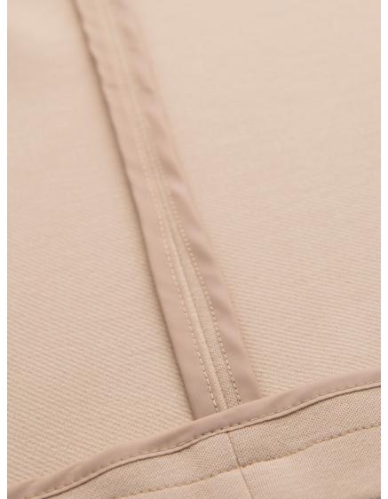 Pánské elegantní slim fit pletené sako s klopami, béžové – fotografie produktu 14