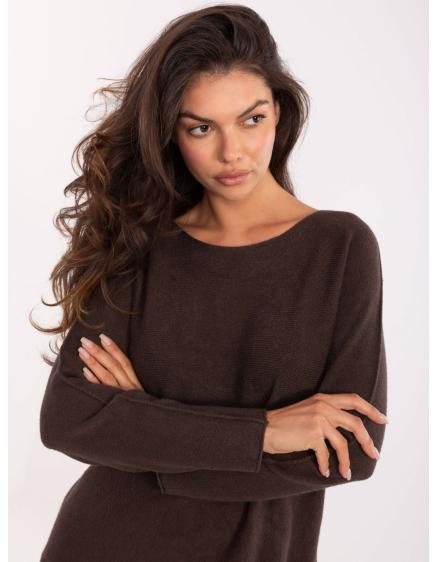 Pisztáciás oversized pulóver 3/4-es ujjakkal Kék és világos rózsaszín oversized pulóver