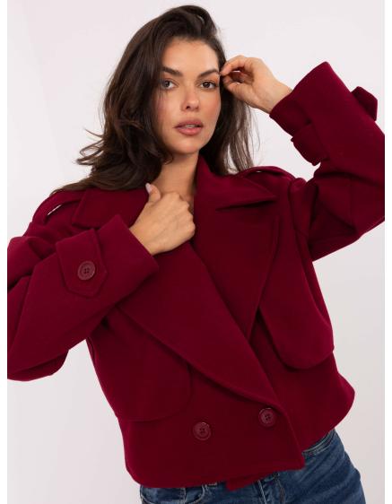 Bordó rövid kabát béléssel RUE PARIS