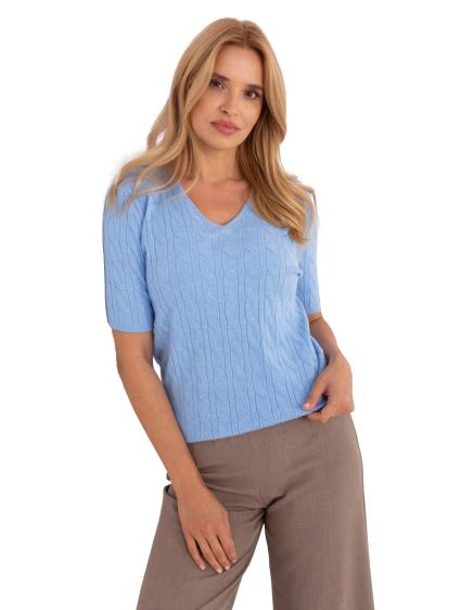 Piszkos rózsaszínű, elegáns, denevérujjas pulóver