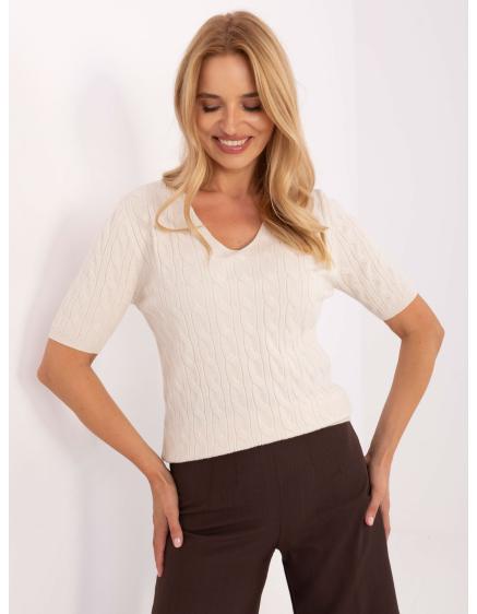 Fekete pulóver rövid ujjú