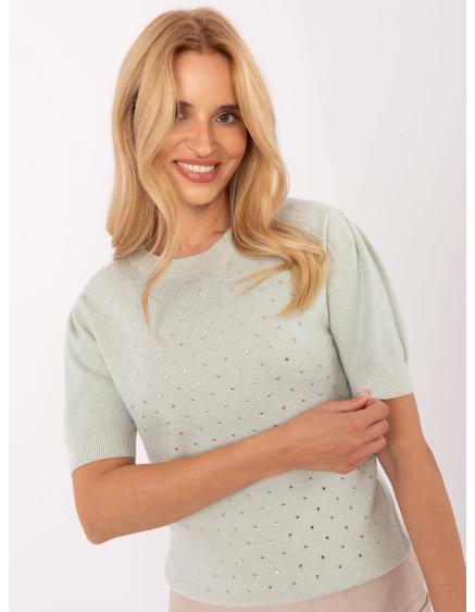 Hosszú pulóver díszítő lánccal