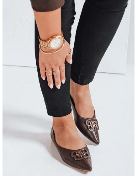 Női barna balerina cipő