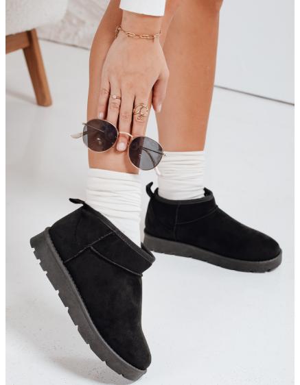 Dámské sněhové boty na platformě černé