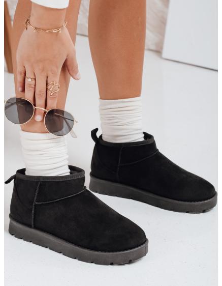 Dámské sněhové boty na platformě černé