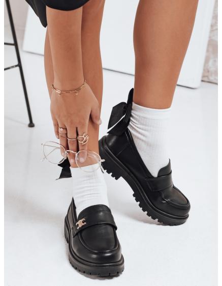 Dámske čierne mokasíny