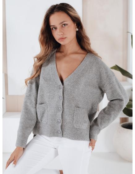 Dámska vesta SORELIE, farba šedá