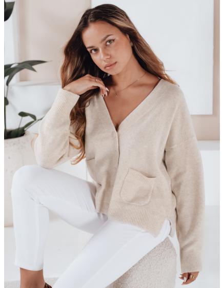 Dámska vesta SORELIE, farba ecru