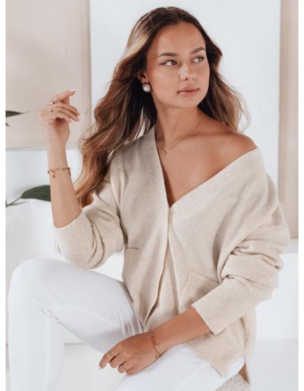 Dámska vesta SORELIE, farba ecru