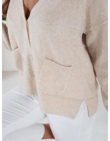 Dámska vesta SORELIE, farba ecru