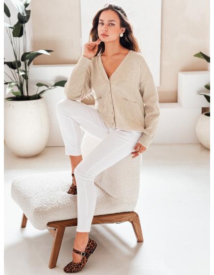 Dámska SORELIE vesta, béžová farba