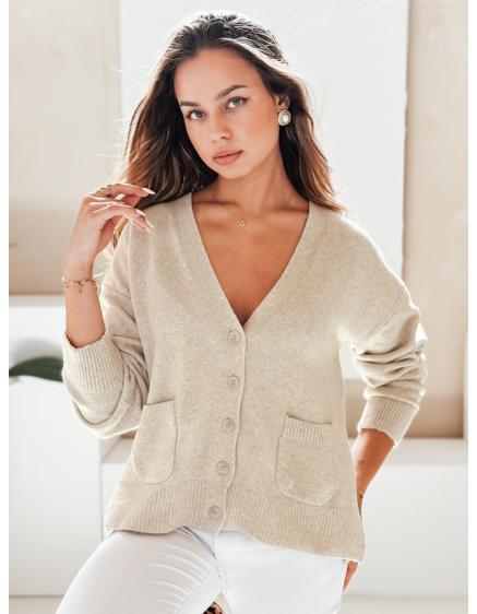 Dámska SORELIE vesta, béžová farba