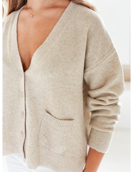 Dámska SORELIE vesta, béžová farba