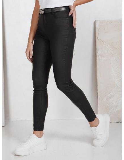 Női viaszos nadrág fekete