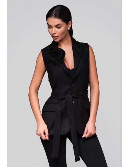 Dámská vesta LW-BLZV-0102 – černá