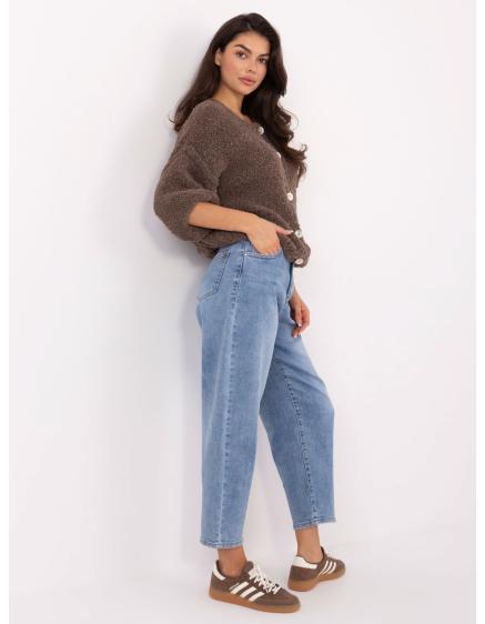 Fango dámský bouclé svetr s knoflíky