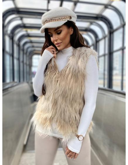 Dámska vesta VLR010 – béžová