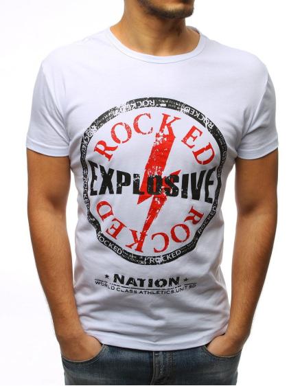 Pánská tričko CHOICE s potiskem bílé