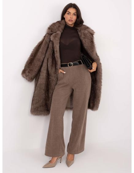 Barna, testhezálló blúz viszkózával