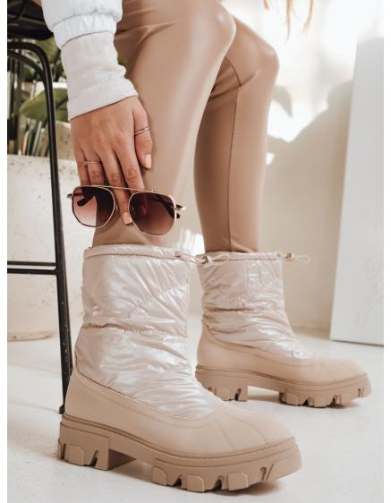 Női hócsizma SNOBOOT bézs, bézs