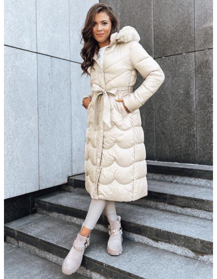Dámský zimní kabát SCARLET bílý