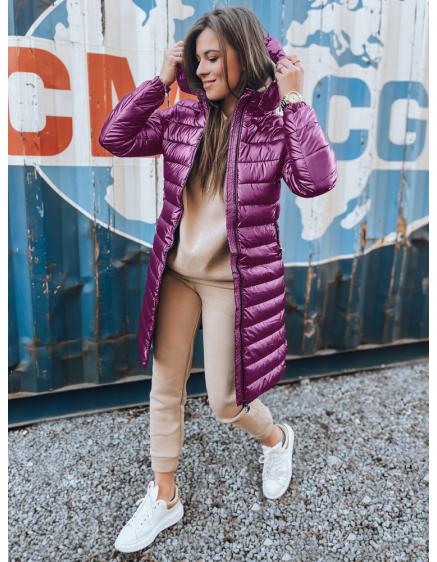 Dámska zimná prešívaná bunda LESSI fialová