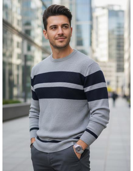 Pánský svetr, šedý