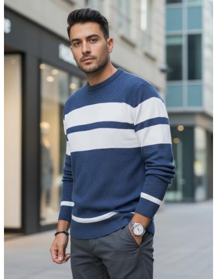 Pánský svetr, modrý