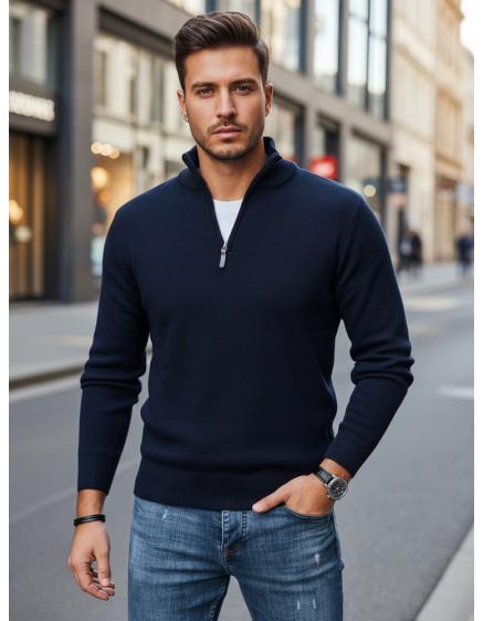 Pánský svetr, tmavě modrý