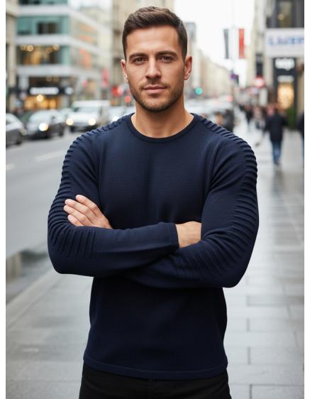 Pánský svetr, námořnicky modrý WX2297z