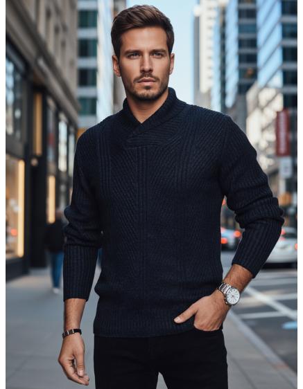 Pánský svetr tmavě modrý