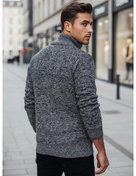 Férfi szürke pulóver