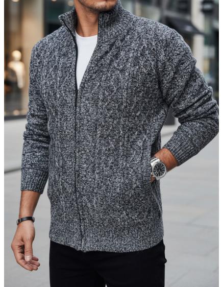 Férfi szürke pulóver