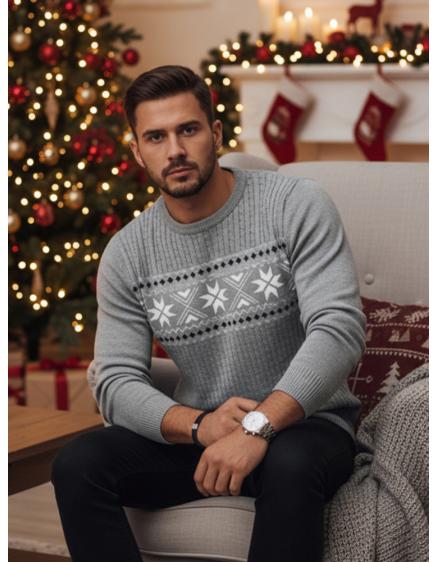 Pánský svetr šedý