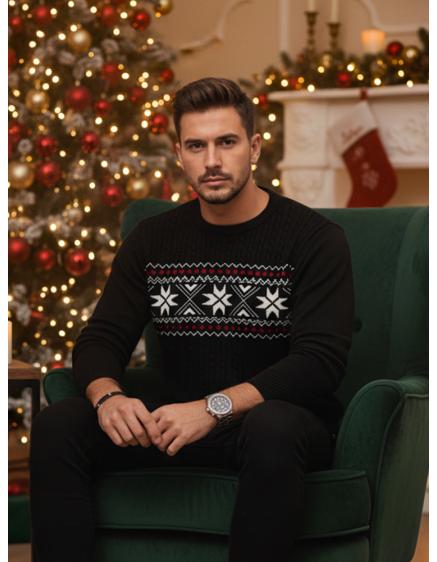 Pánský svetr černý