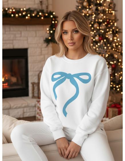 Dámská mikina one size oversize SOFTTIE bílá