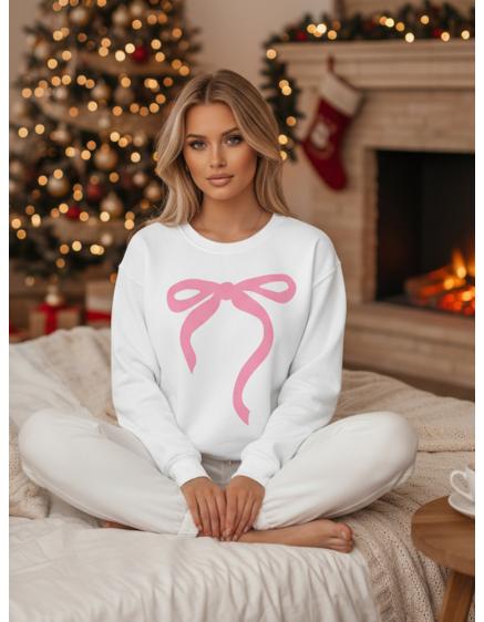 Dámská mikina one size oversize SOFTTIE bílá