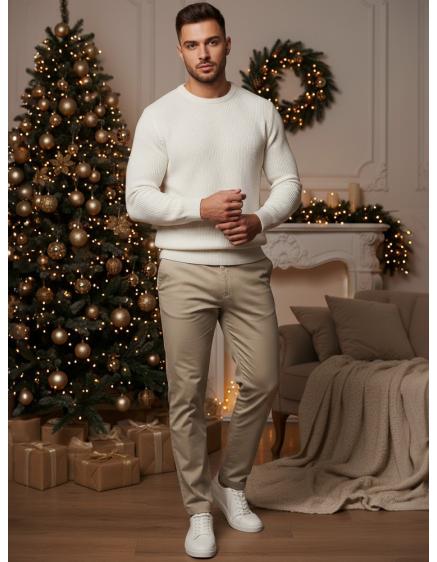 Pánské kalhoty béžové