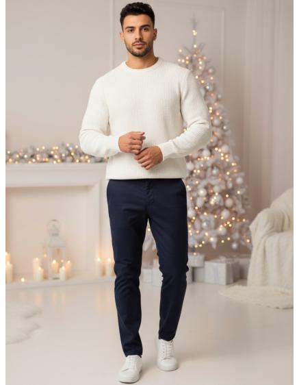 Férfi sötétkék nadrág