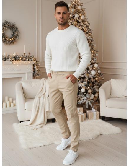 Pánské kalhoty béžové