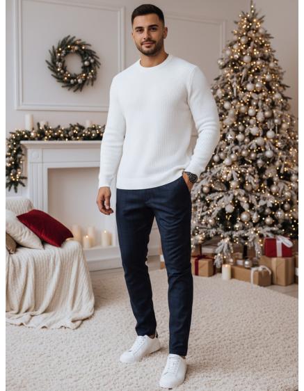 Pánské kalhoty casual tmavě modré