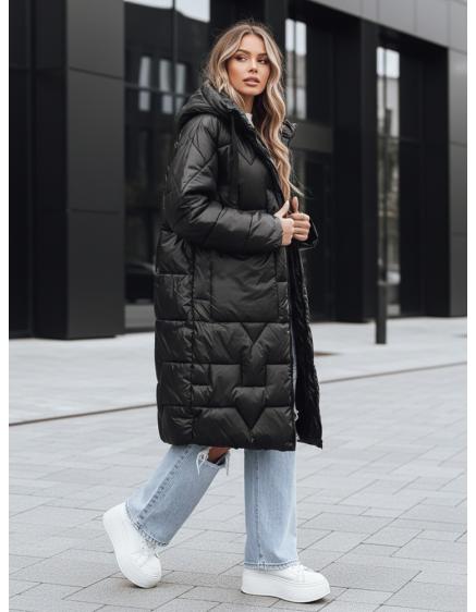 Dámská zimní bunda oversize černá