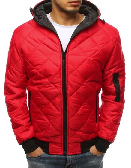 Men NewStyle átmeneti steppelt kabát piros