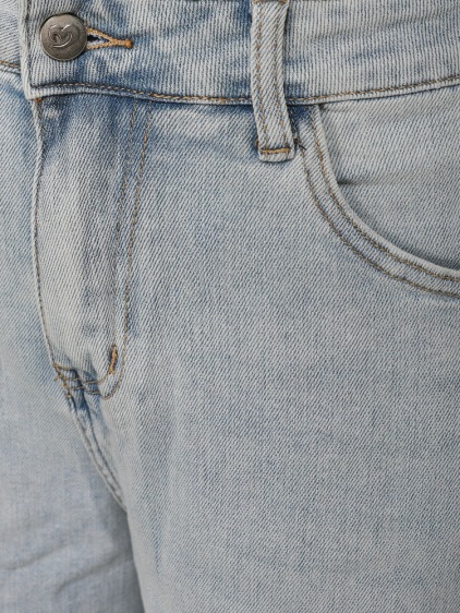 Dámské wide leg džíny s vysokým pasem, světle modrá – fotografie produktu 5